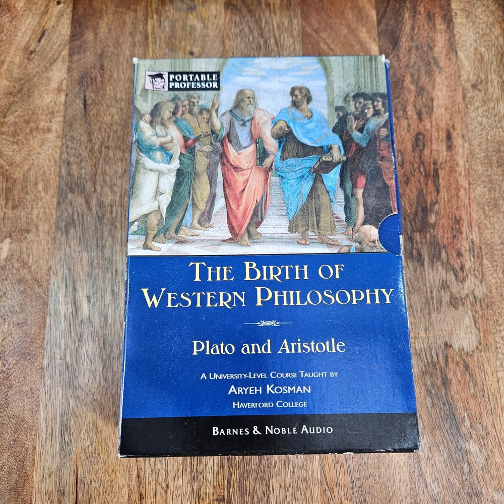 The Birth of Western Philosophy Plato and Aristotle Aryeh Kosman 8 CD Audio Set